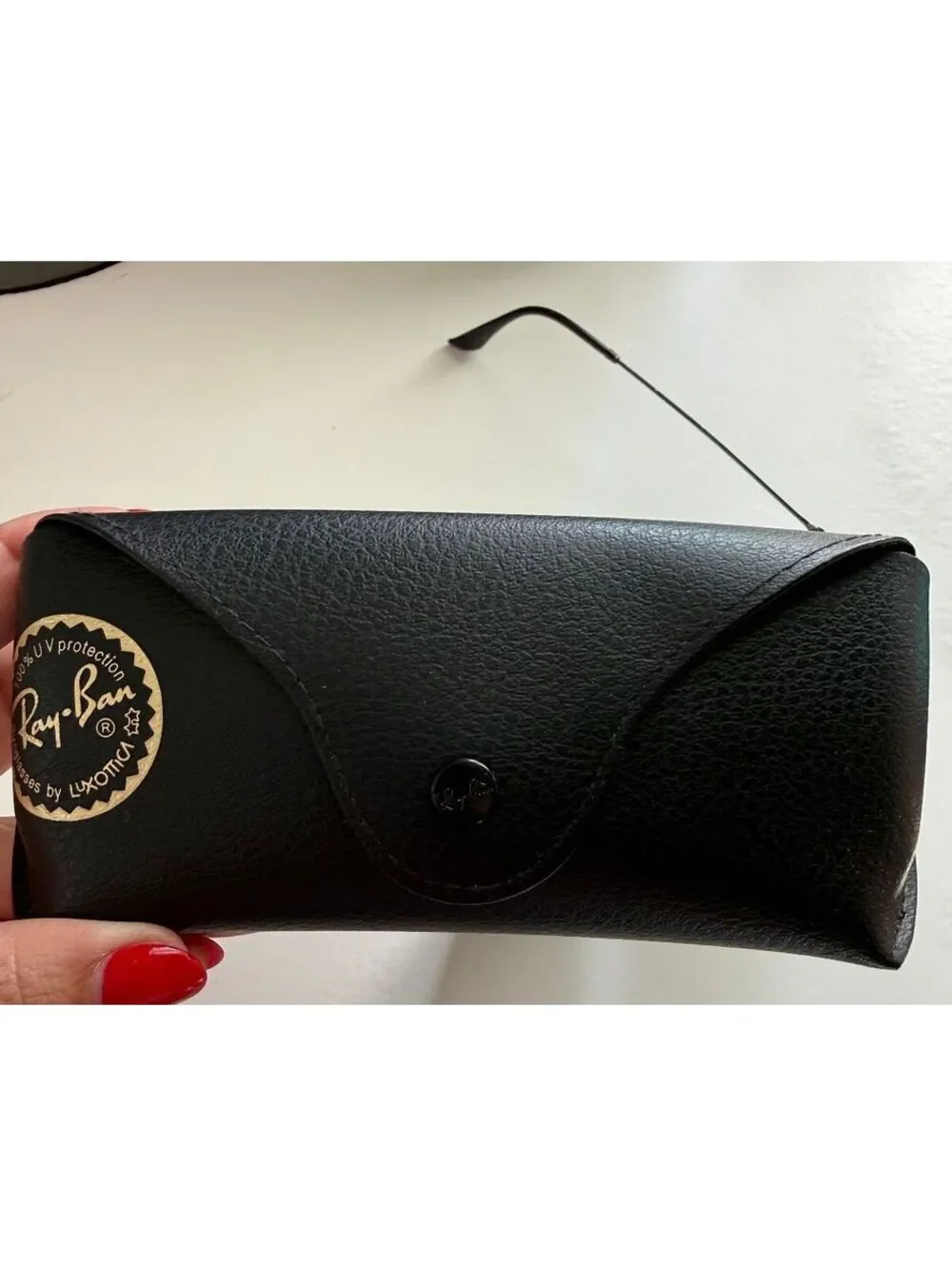 Ray-Ban Round Double Bridge Sunglasses In Black